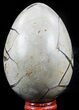 Septarian Dragon Egg Geode - Yellow Crystals #57352-2